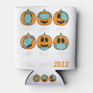 Funny Science Teacher Halloween Can Cooler