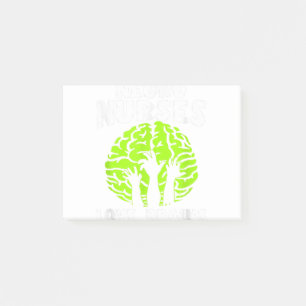 Funny Science Teachers love brains Teachers Hallow Post-it Notes