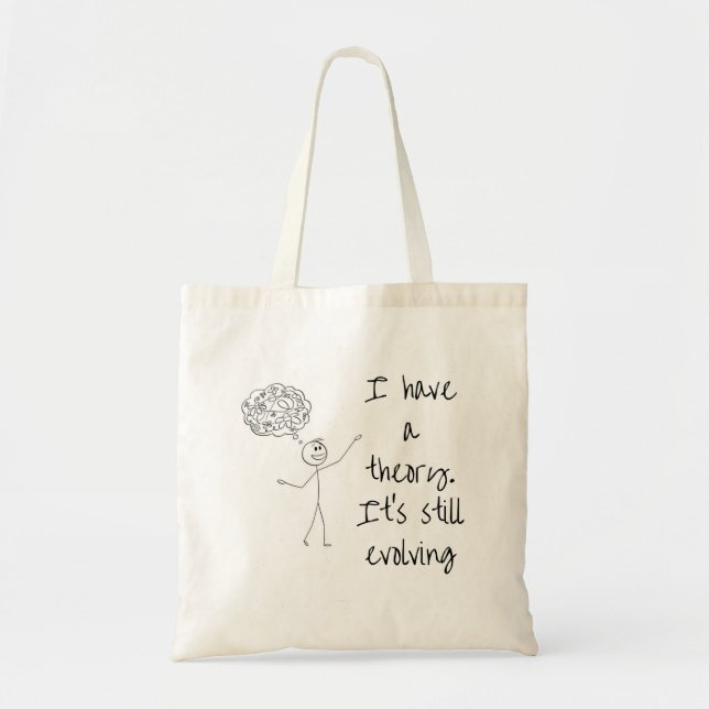 Funny Science Tote Bag – A Clever Gift for Science (Front)