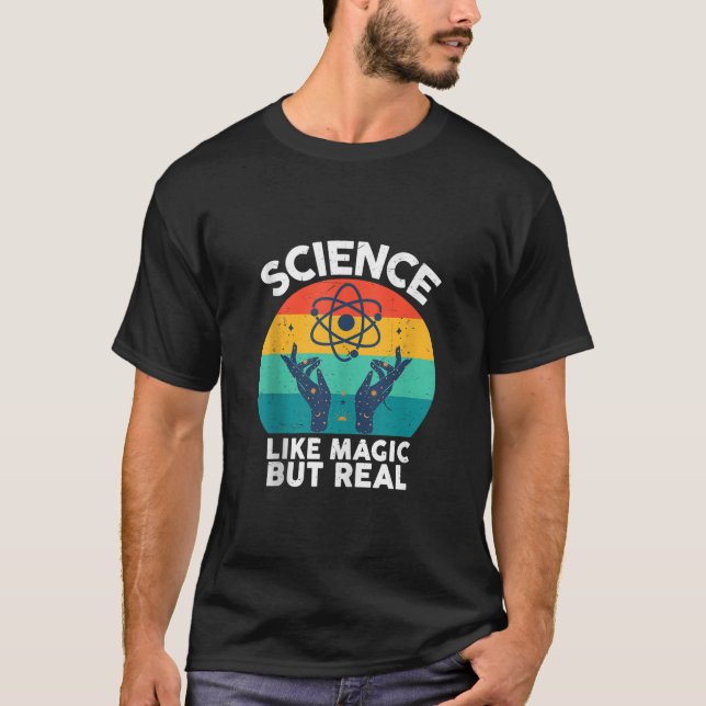 Funny Sciences Science is like magic but real Tank (Front)