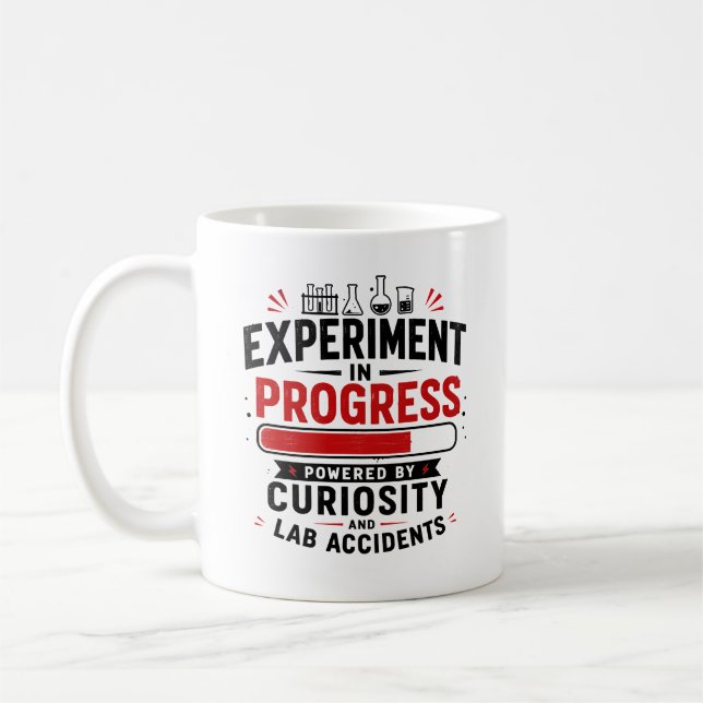 Funny Scientist Mug for Lab Research (Left)