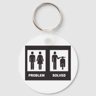 Funny Scooter Key Ring