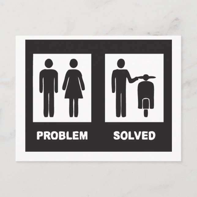 Funny Scooter Postcard (Front)