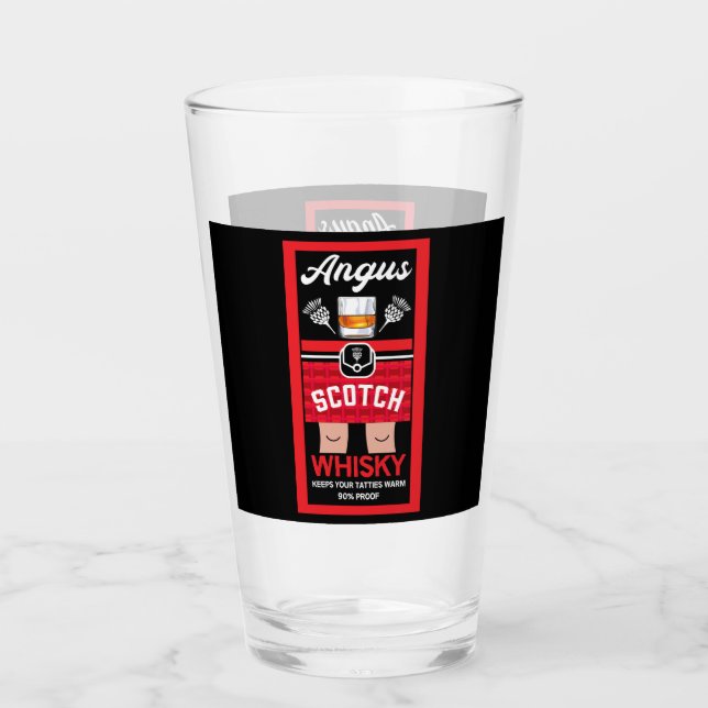 Funny Scotch Whisky Glass (Front)