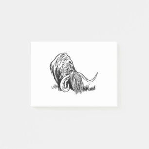 Funny Scottish Highland Cow Post-it Notes