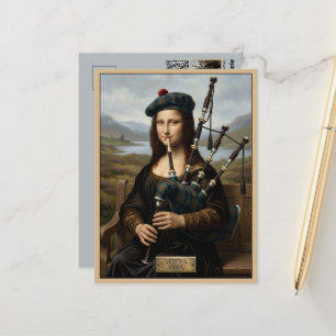 Funny Scottish Travel Postcard