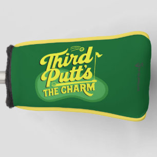 Funny Scramble Golf Dad Third Putts The Charm Head Cover