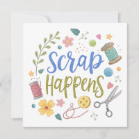 Funny Scrap Happens Quilt & Sewing Crafters Makers