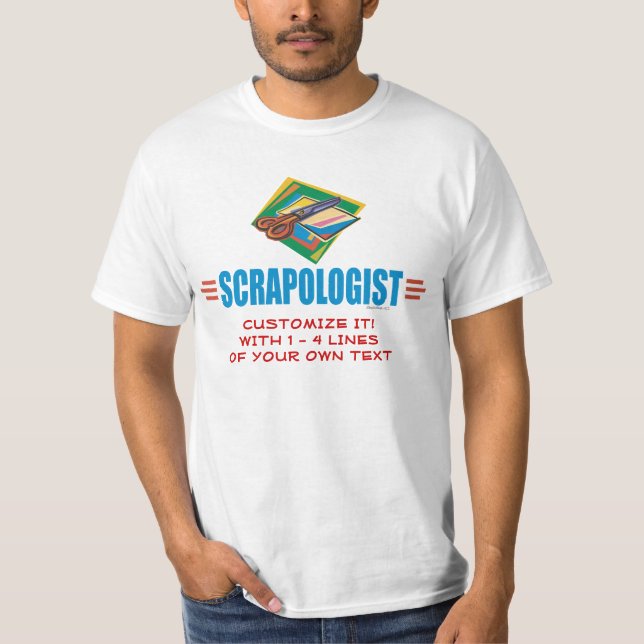 Funny Scrapbooking T-Shirt (Front)