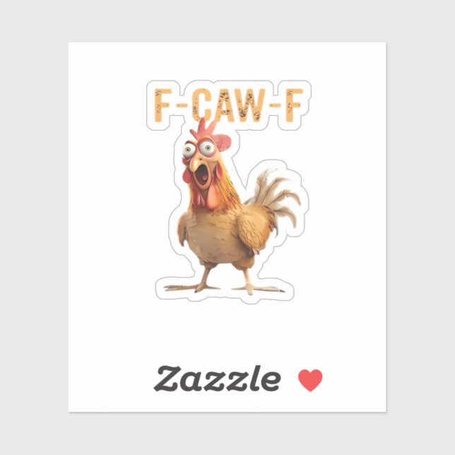 Funny Screaming Chicken F-Caw-F Joke Essential (Sheet)
