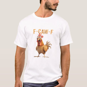 Funny Screaming Chicken F-Caw-F Joke Essential T-Shirt
