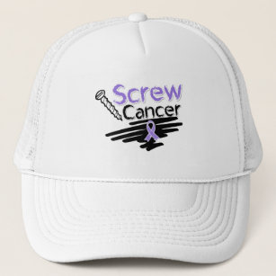 Funny Screw Hodgkin's Lymphoma Cancer Trucker Hat