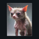 Funny Scruffy Animal Postcard<br><div class="desc">What a lovely creature. This scraggly little beast will be happy to help convey warm,  scruffy greetings to all your friends.</div>