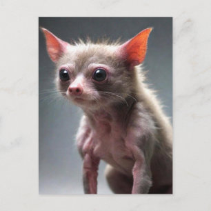 Funny Scruffy Animal Postcard