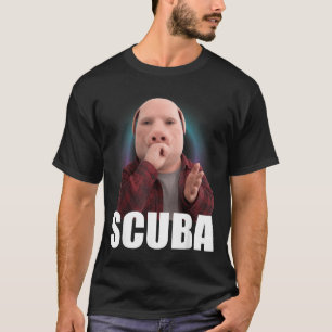 Funny Scuba Dance Meme Pig Man Meme Brainrot T-Shirt