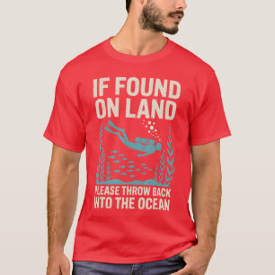 Funny Scuba Diving Art for Men Women Scuba Diver S T-Shirt