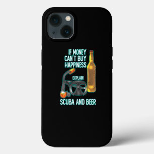 Funny Scuba Diving Beer Humourous Gift For Divers iPhone 13 Case