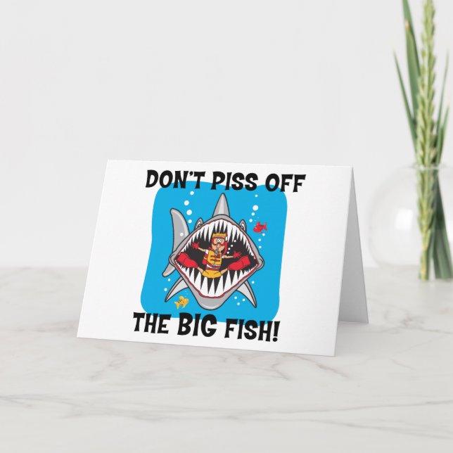 Funny SCUBA Diving Card (Front)