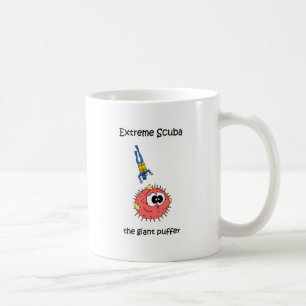 Funny scuba diving coffee mug