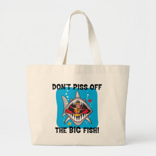 Funny SCUBA Diving Large Tote Bag