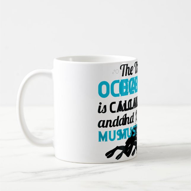 Funny Scuba Diving Scuba Divers Coffee Mug (Left)