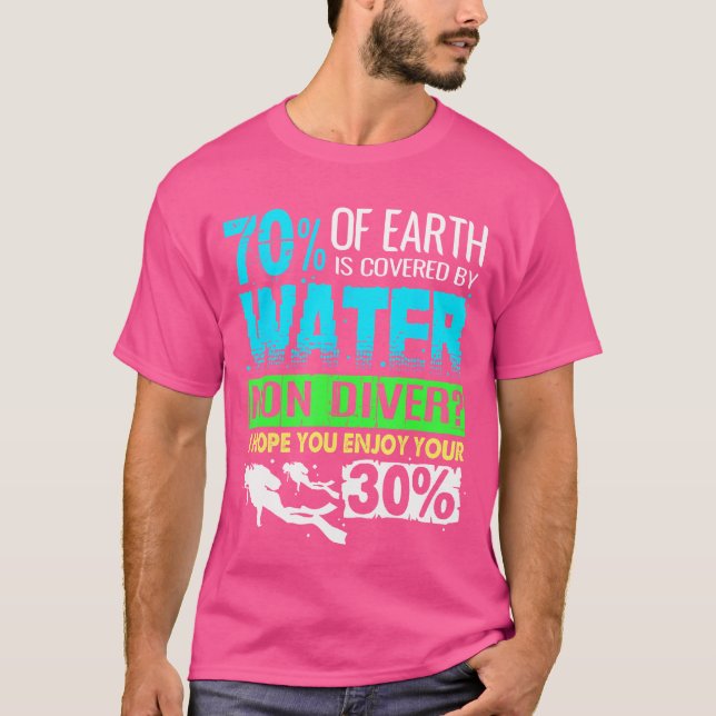 Funny Scuba Diving T-Shirt (Front)