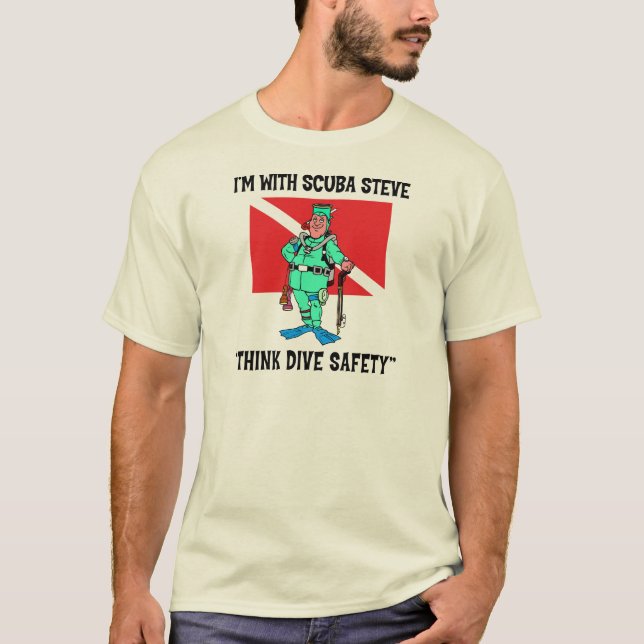 Funny SCUBA Steve T-Shirt (Front)