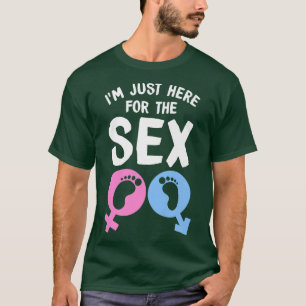 Funny Se Gender Reveal Art Men Women Pregnancy Ann T-Shirt