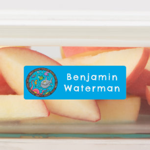 Funny sea creatures cartoon personalised