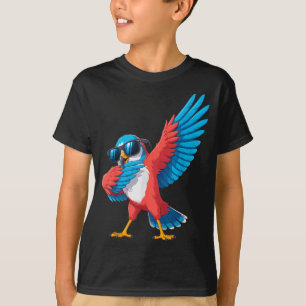 Funny sea hawk dabbing dab bird men women kids  T-Shirt