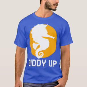 Funny Sea Horse Aqua Water Aerobics T-Shirt