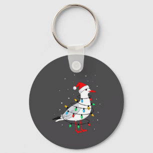 Funny Seagull Bird Christmas Animal Lover  Key Ring