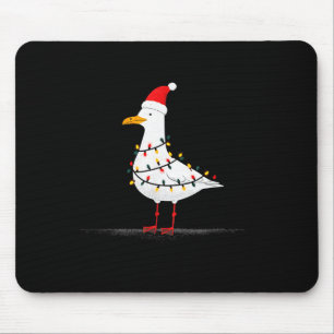 Funny Seagull Christmas Graphics Animal Lights Lov Mouse Mat