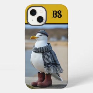 Funny Seagull in Rain Boots – Beach Humour iPhone 13 Case