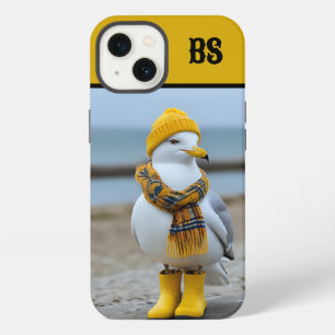 Funny Seagull in Rain Boots – Beach Humour iPhone 13 Case