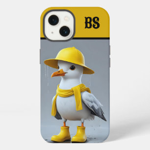 Funny Seagull in Rain Boots – Beach Humour iPhone 13 Case