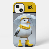 Funny Seagull in Rain Boots – Beach Humour