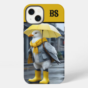 Funny Seagull in Rain Boots – Beach Humour iPhone 13 Case
