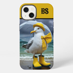 Funny Seagull in Rain Boots – Beach Humour iPhone 13 Case