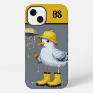 Funny Seagull in Rain Boots – Beach Humour iPhone 13 Case