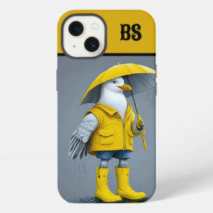 Funny Seagull in Rain Boots – Beach Humour iPhone 13 Case