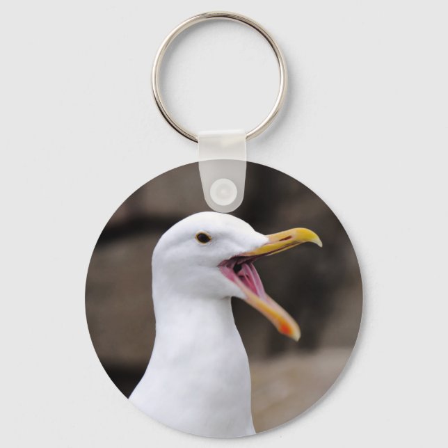 FUNNY Seagull Keychain (Front)