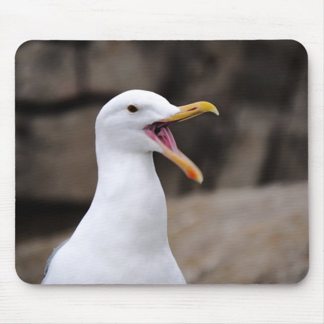 FUNNY Seagull Mouse Mat (Front)