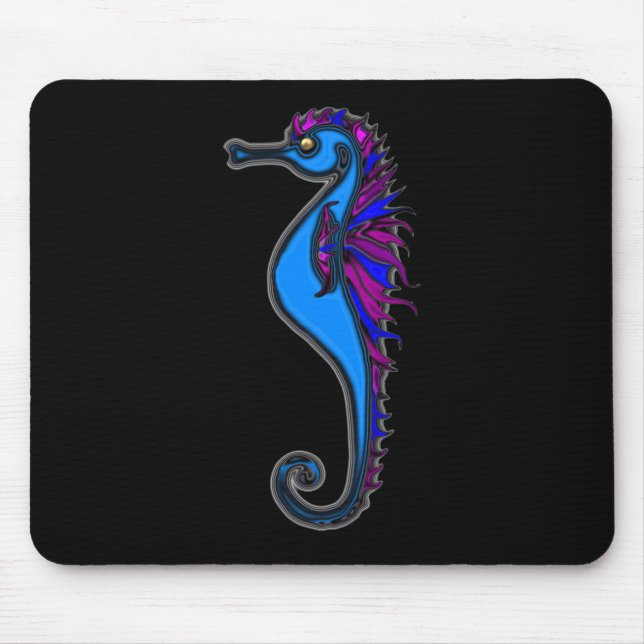 Funny seahorse mouse mat (Front)