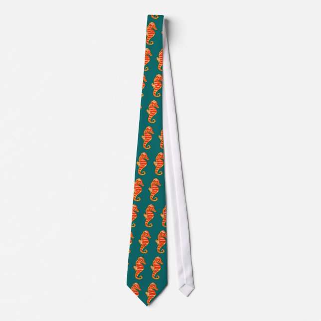 Funny Seahorses - Tie (Front)