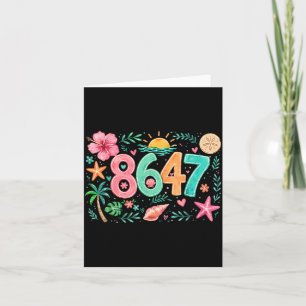 Funny Seashells Sea Shells Beach Summer Vacation Card
