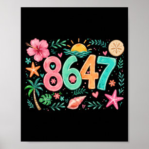 Funny Seashells Sea Shells Beach Summer Vacation Poster