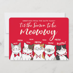 Funny Season To Be Merry Photo Holiday Greeting