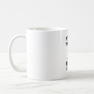 Funny Second Coffee Quote Minimal Line Art Mug
