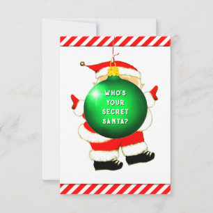 Funny Secret Santa Christmas Card